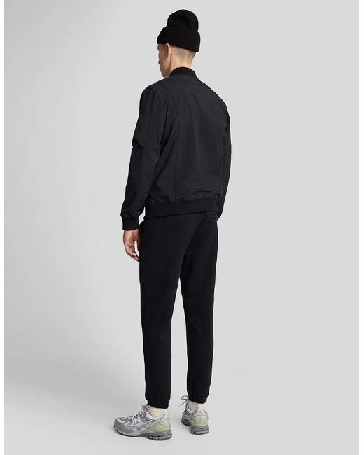 Lyle & Scott Black And Waistband Sweatpants for men