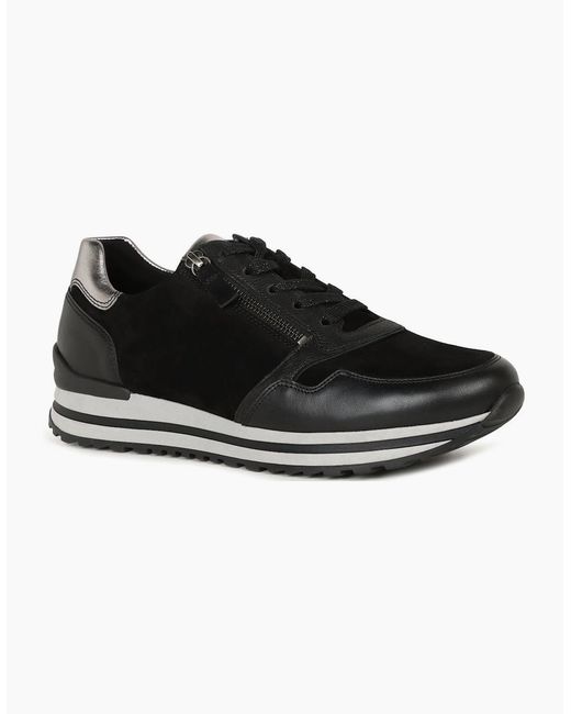 Gabor Black Nulon Trainers