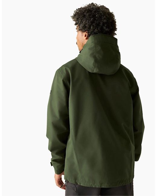Regatta Green Oakhowe Waterproof Jacket for men