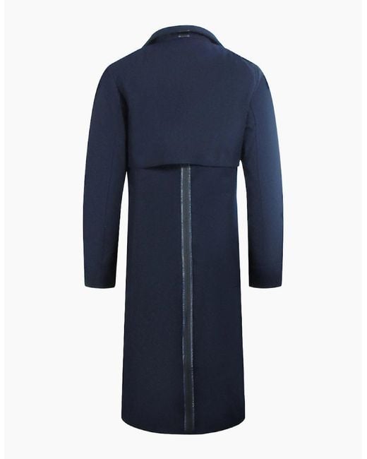 Parajumpers Blue Jill Pencil Dark Trench Jacket