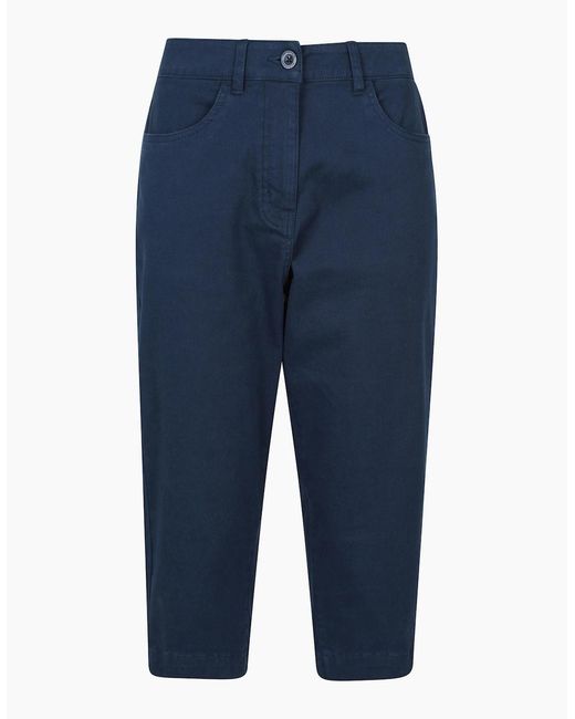 Mountain Warehouse Blue Ladies Marina Cropped Trousers
