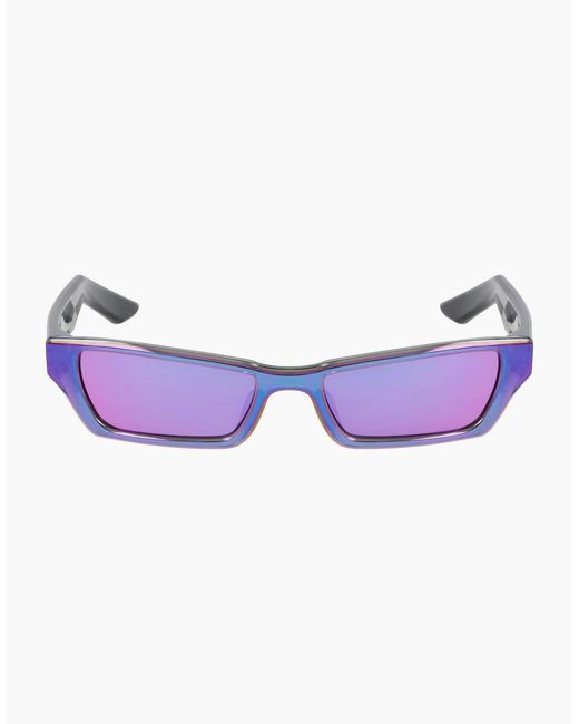 Nike Purple Boost Rectangle Sunglasses for men
