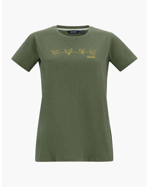 Regatta Green Ladies Filandra Vx Foil Heart T-Shirt