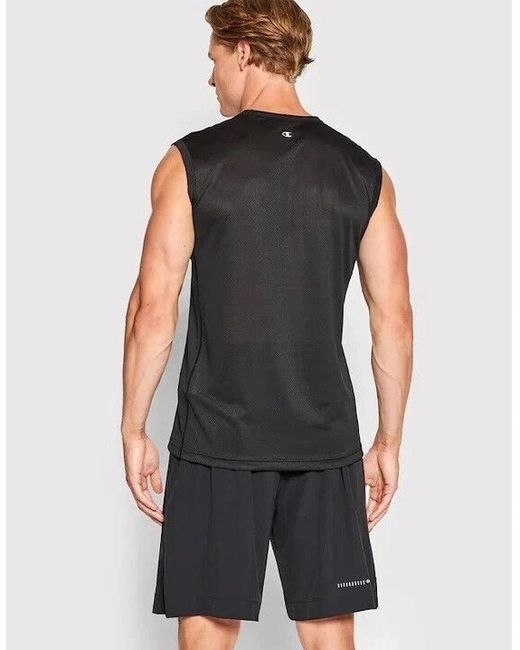 Champion Black Training Vest/Tank Top for men