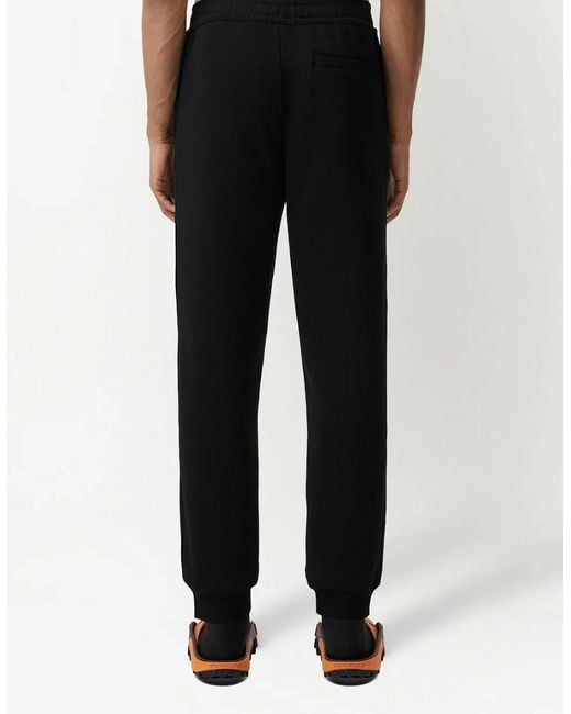 Burberry Black Addison Logo Jogging Pants for men