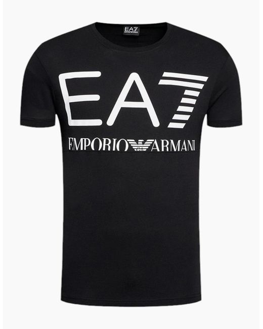 Armani Black Ea7 6Kpt23 T Shirt Emporio Summer Casual Cotton Top Tee for men