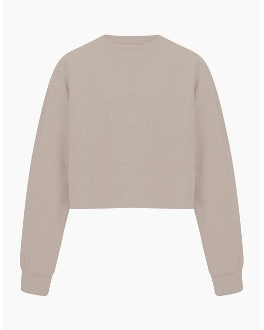 Miso Natural Cropped Sweatshirt