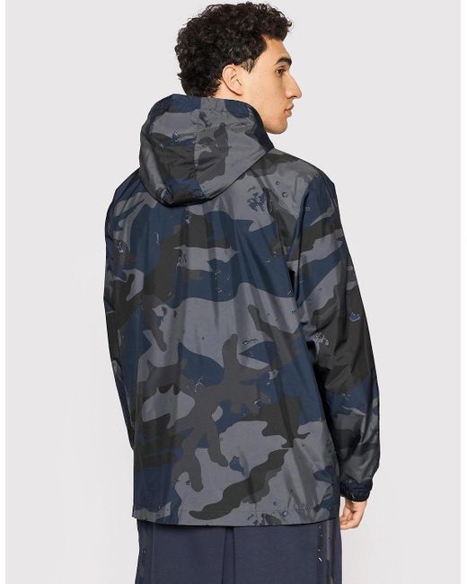 Adidas Blue Originals Camo Graphic Jacket <Br> Reduced From £59.99 Now Only £39.95 for men
