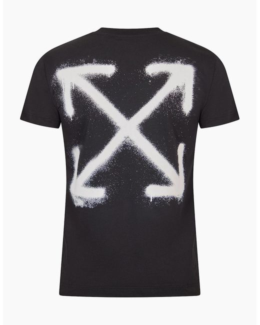 Off-White c/o Virgil Abloh Black Slim Fit T Shirt for men