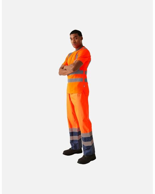 Regatta Orange Professional Hi-Vis Safety T-Shirt for men