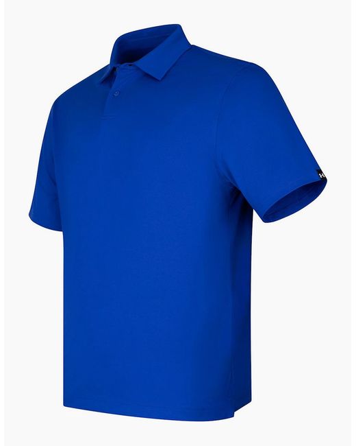 Under Armour Blue T2G Polo Shirt for men