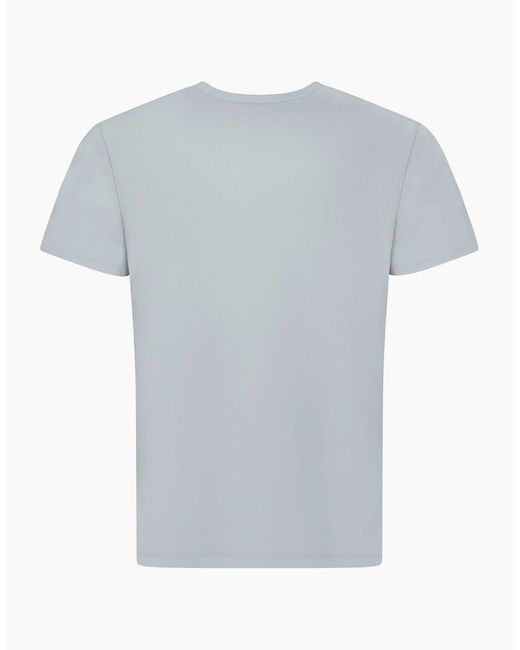 The North Face Blue T Shirt Centre Logo Crew Neck Short Sleeve Cotton Summer Tee for men