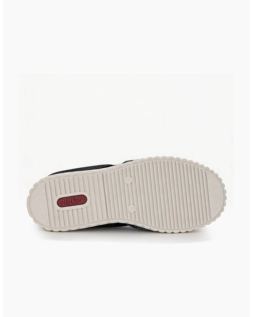 Rieker Black Rachel Wedge Sandals