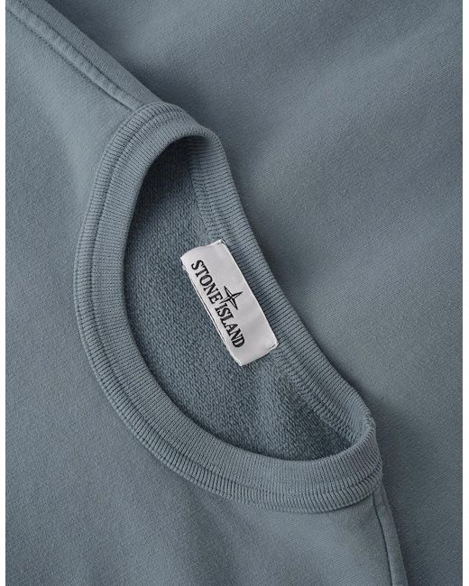 Stone Island Blue Compass 6100015 Sweatshirt for men