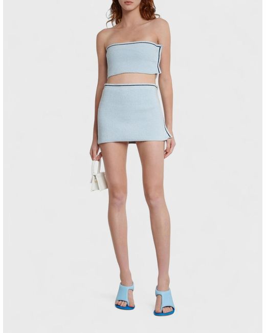 Jacquemus Blue La Jupe Sorbetto Light