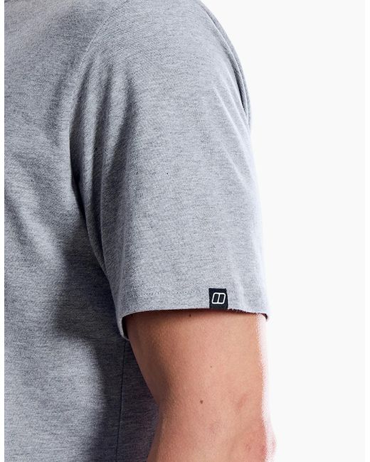 Berghaus Blue Sketched Blocks Essential T-Shirt