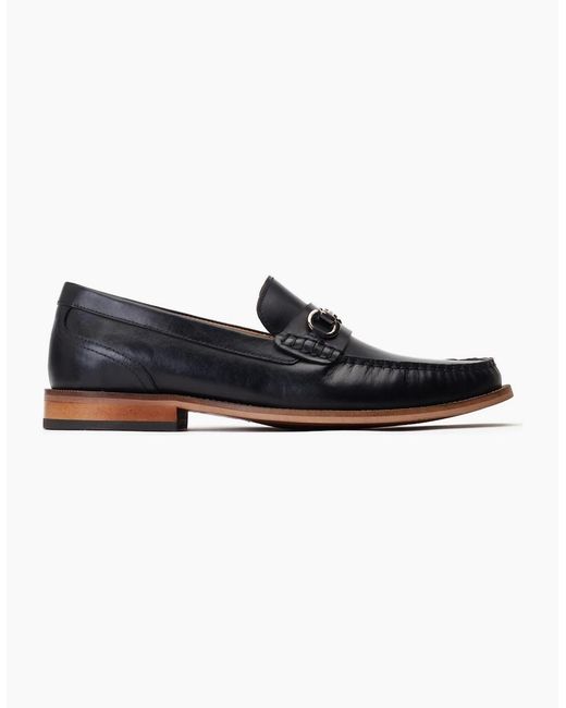 Base London Black Madison Loafers for men
