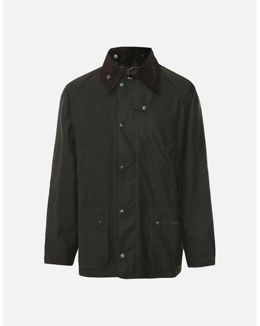 Barbour Black Classic Bedale Wax Jacket for men