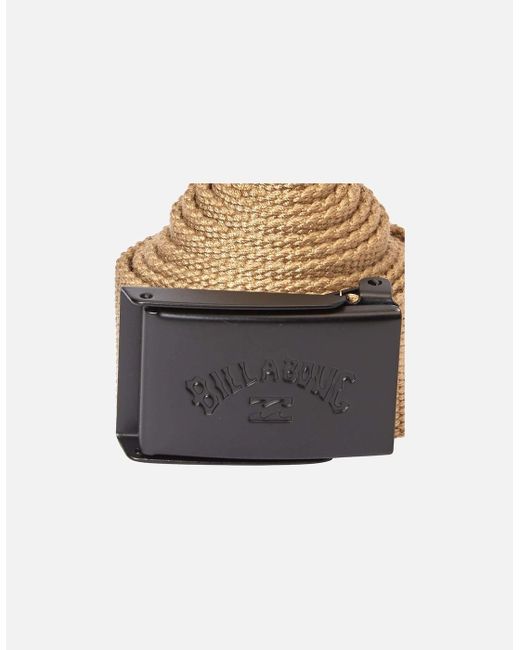 Billabong Gray Cog Belt Webbed Belt for men
