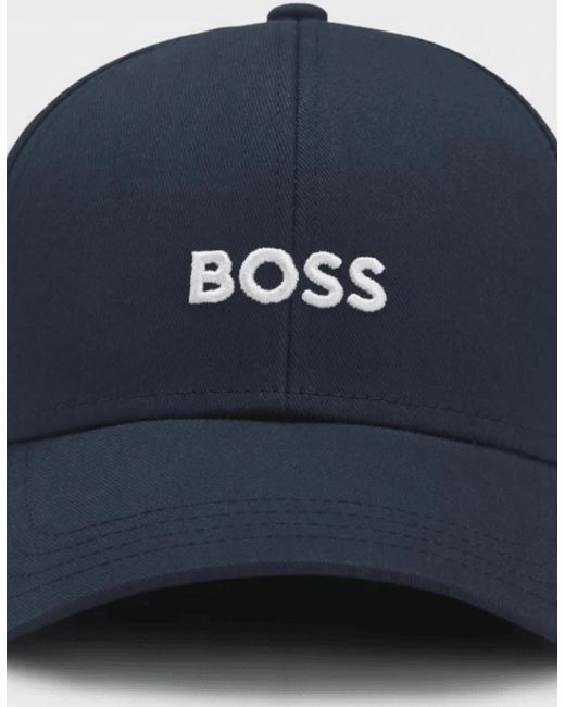 Boss Blue Zed Embroidered Logo Cap for men
