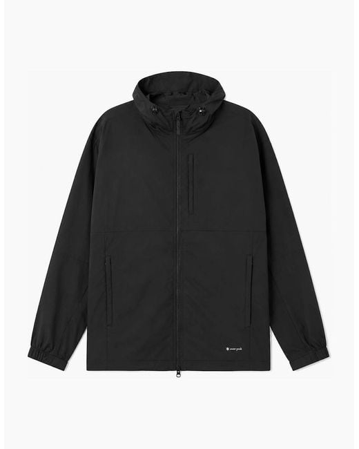 Snow Peak Black Snow Peak Utility Parka Jacket for men