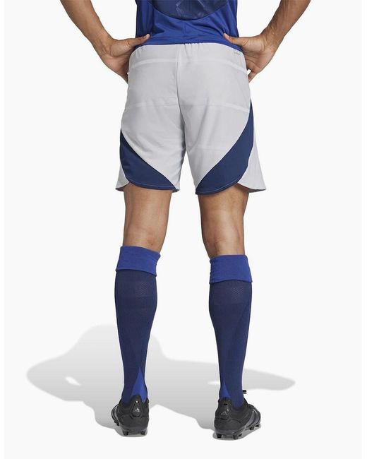 Adidas Gray Manchester United Bermuda Shorts for men