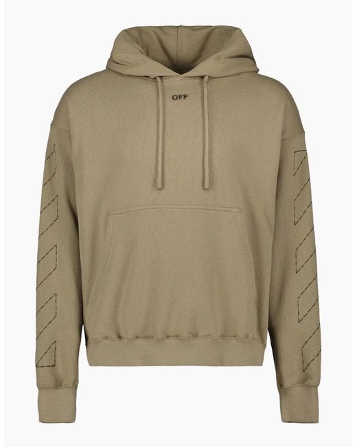 Off-White c/o Virgil Abloh Green Off Stitch Skate Hoodie