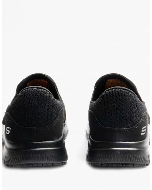 Skechers Black Work 77048Ec Flex Advantage for men