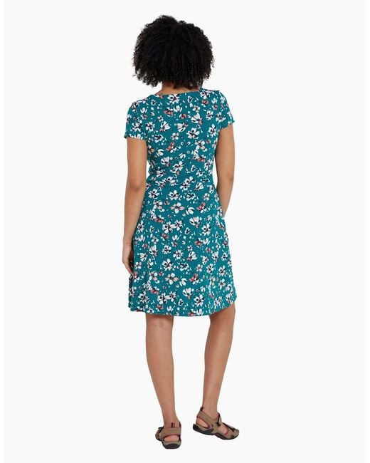 Mountain Warehouse Blue Ladies Orchid Uv Protection Midi Dress