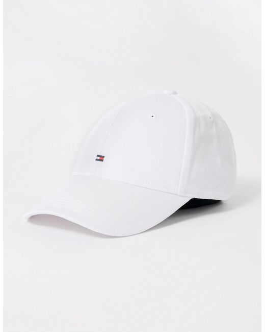 Tommy Hilfiger White Classic Baseball Cap for men