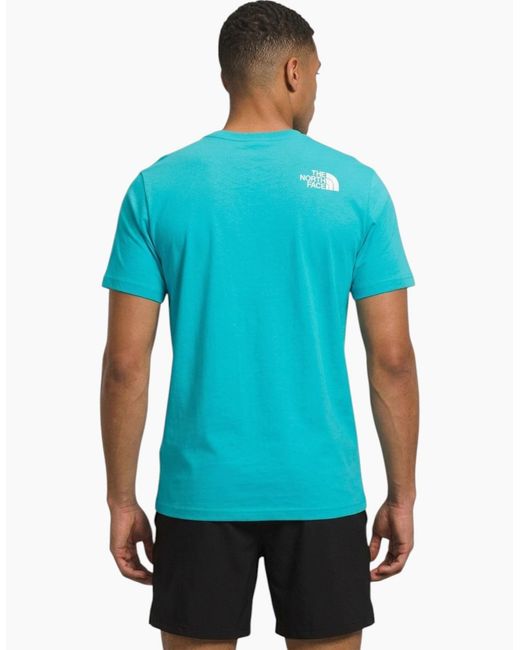 The North Face Blue T-Shirt Cotton Tee for men