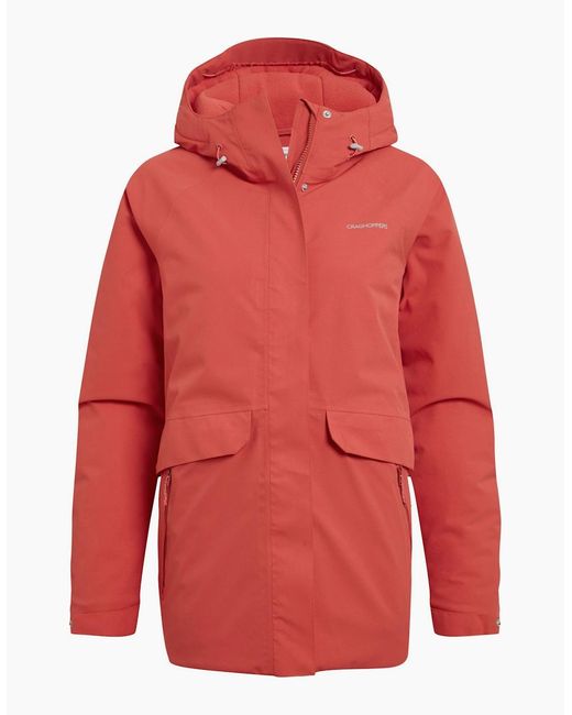 Craghoppers Red Ladies Caldbeck Ii Thermic Jacket