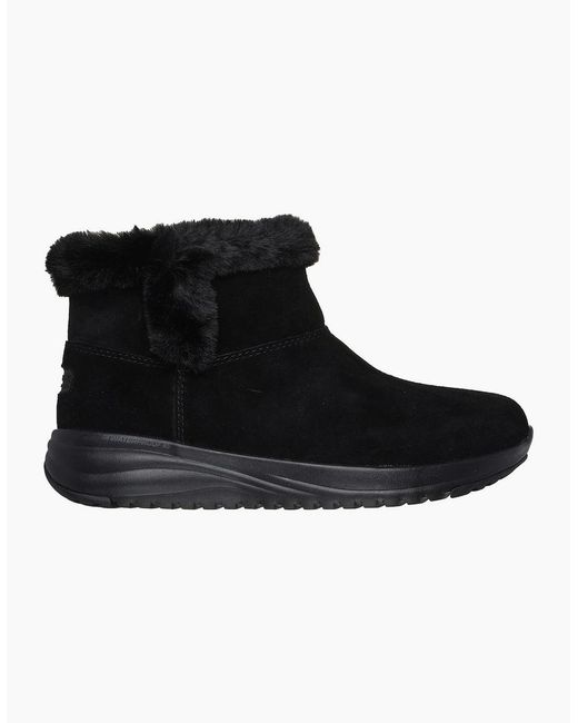 Skechers Black On-The-Go Stellar Cozy Step Ankle Boots