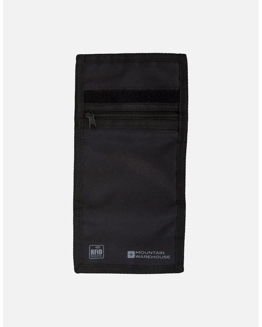 Mountain Warehouse Black Logo Rfid Blocking Wallet
