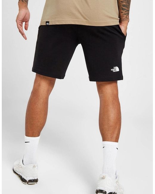 The North Face Black Reflective Small Box Logo Shorts for men