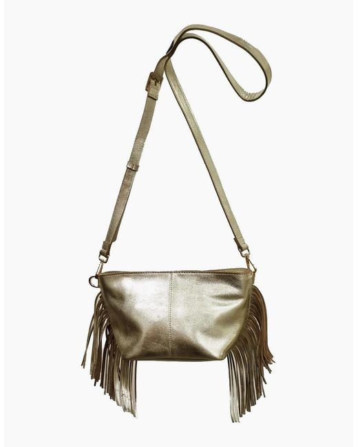 Nooki Design Metallic Kingston Tassle Cross Body Bag