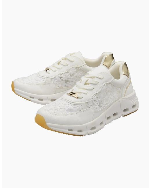 Lotus White Flossie Trainers