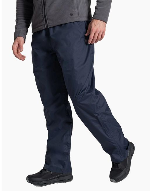 Craghoppers Blue Adult Expert Ii Packable Waterproof Trousers for men