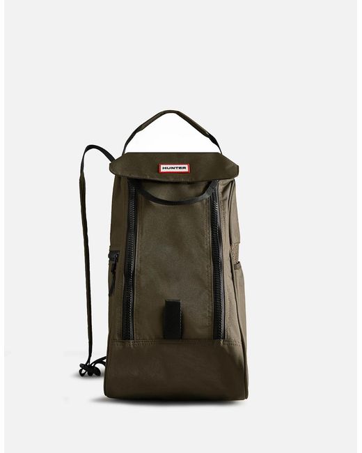 Hunter Black Barra Short Boot Bag for men