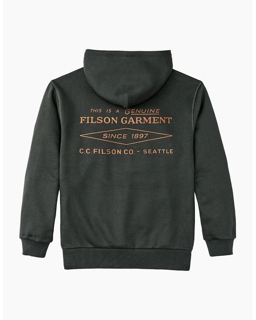 Filson Green Prospector Graphic Hood for men