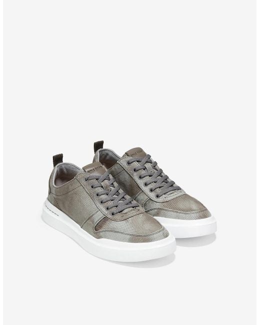 Cole Haan Gray Model Grandpro Rally Canvas Court Sneaker for men