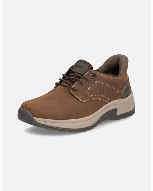 Rieker Brown Ready To Go Slip On Shoe 11050-22 for men