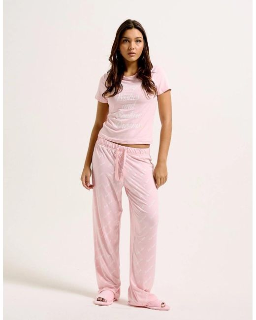 Juicy Couture Pink Juicy Wishes Pyjama Set