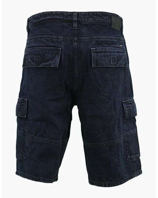 Guess Black Cargo Shorts Casual Summer Pant for men