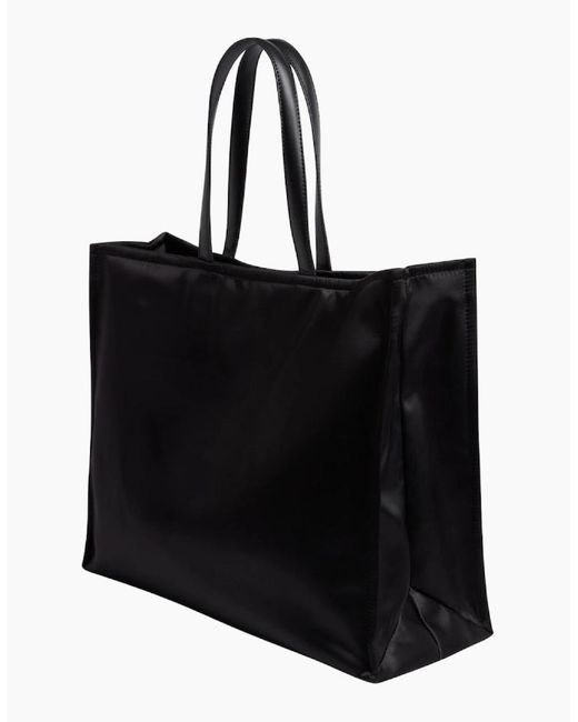 Ted Baker Black Halsea Tb Script Padded Nylon Medium Bag