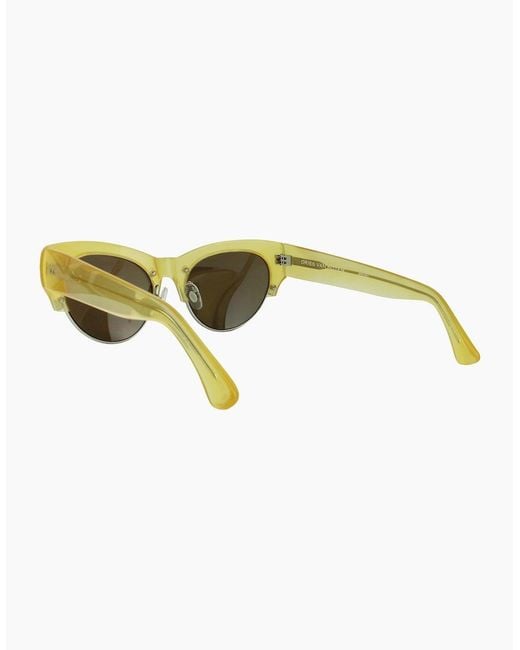 Dries Van Noten Yellow Sunglasses