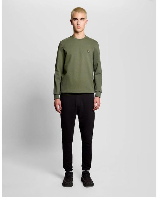 Lyle & Scott Green Sports Lightweight Sweatshirt for men