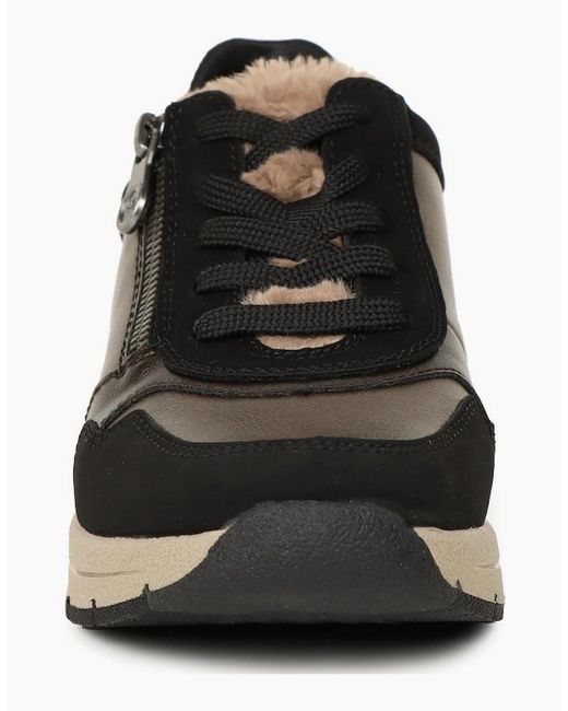 Rieker Black Seattle Trainers