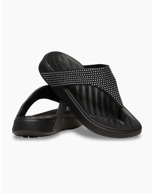 CROCSTM Black Getaway Triangle Eva Sandals