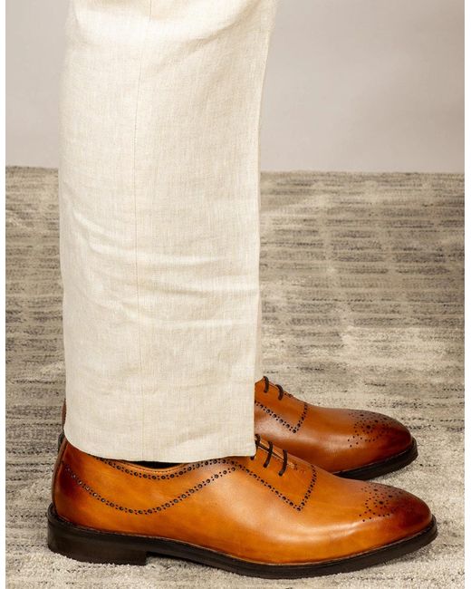 Oswin Hyde Brown Melton Tan for men
